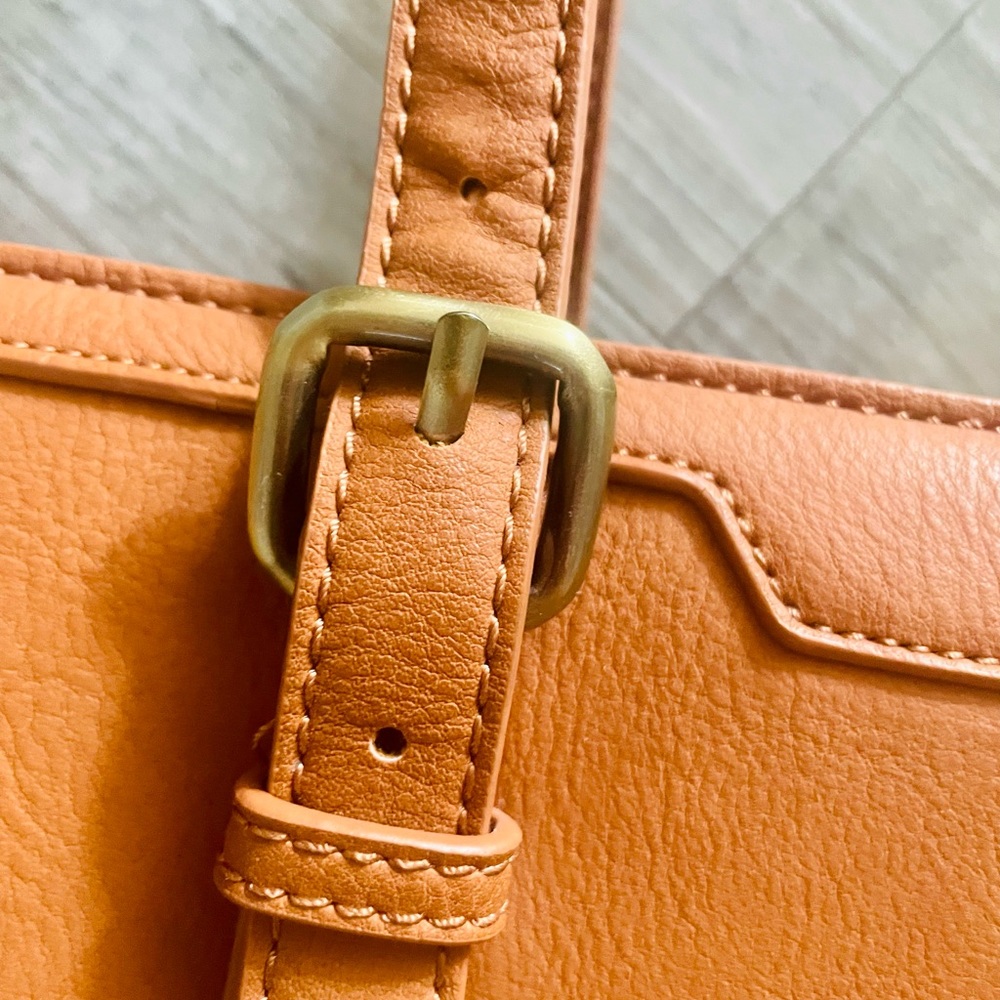 Vegan leather laptop bag - Picture 2 of 6
